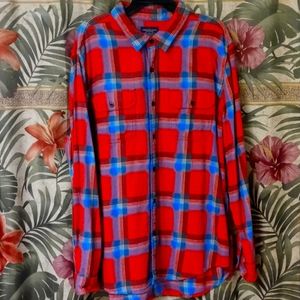 Plaid American Eagle Outfitters button up